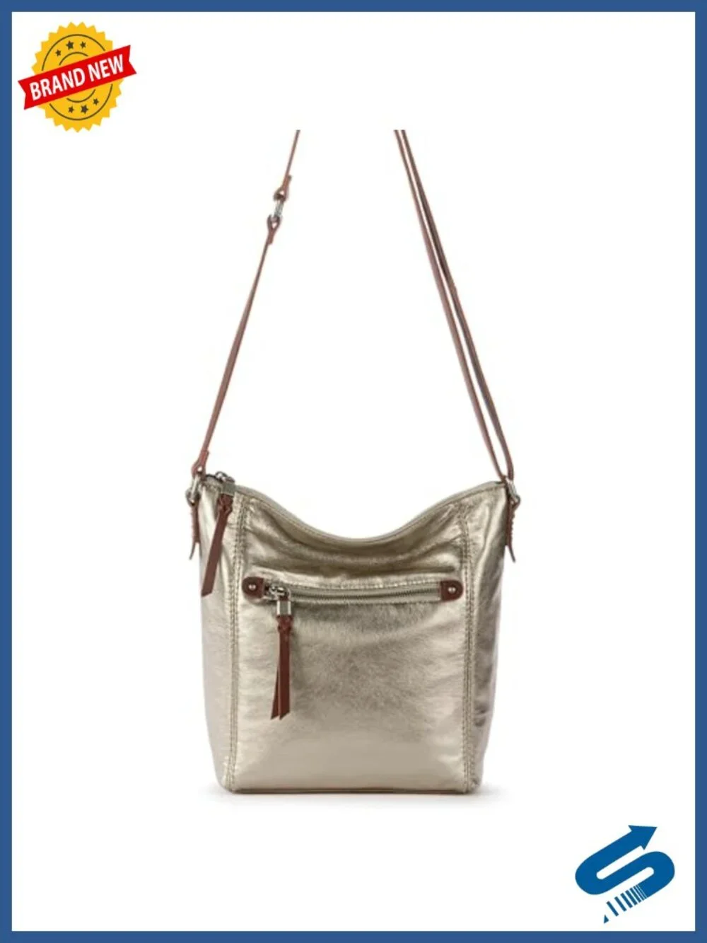 Leather Crossbody Purse with Adjustable Strap - Women's Handbag for Everyday &